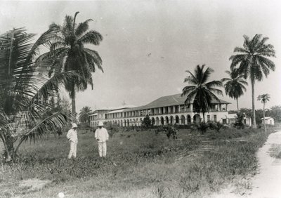 European Hospital in Douala, Cameroon, c.1910 by Unbekannt Unbekannt